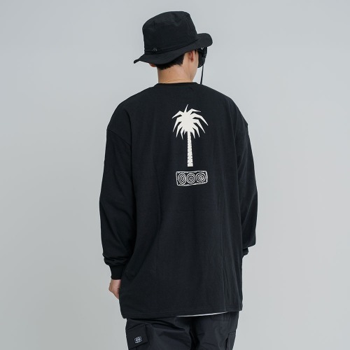 Palm Layered Long Sleeve BLACK