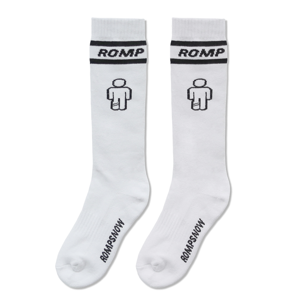 TH Logo Socks WHITE