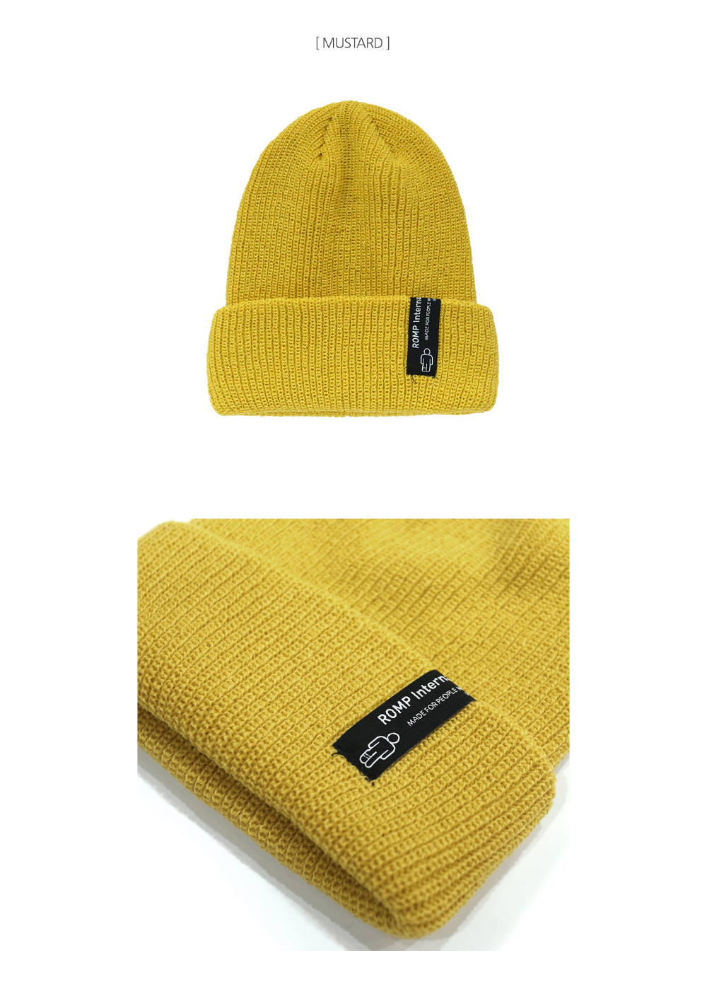 帽子 イエロー 商品カラー画像-S1L4